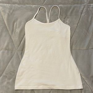 Lululemon Y-back tank with built in bra